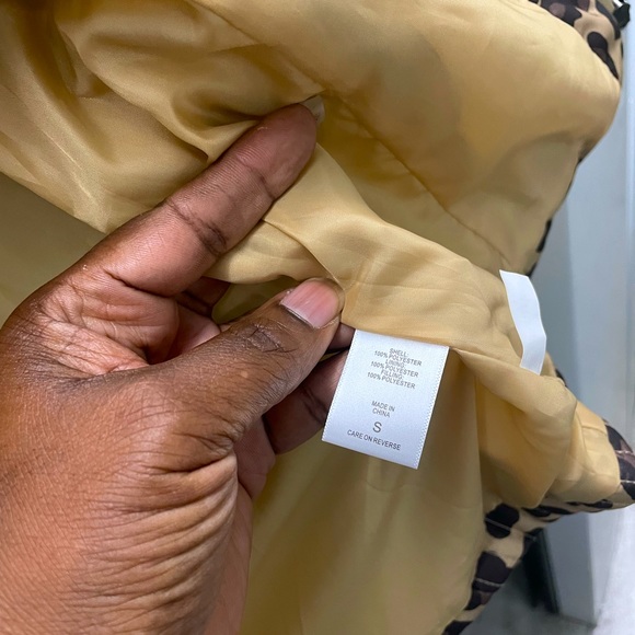 New York & Company Leopard Puffer Vest - Picture 6 of 6